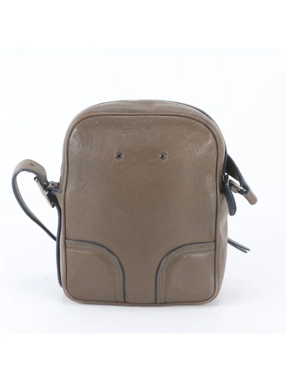 Louis Vuitton Cuir Bequia Trotter M Leather Shoulder Bag Crossbody Messenger